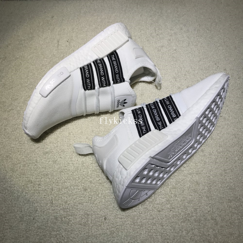 Real Boost Adidas NMD R1 White World